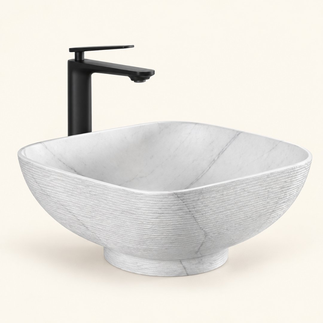 ERA SQUARE - 002, table top basin (view 2)